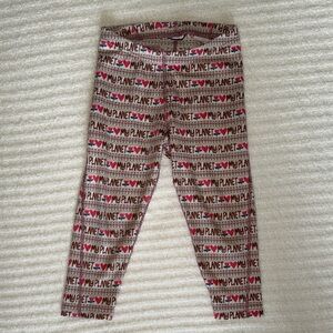 Patagonia Kids 'My Planet' Red and Black Leggings